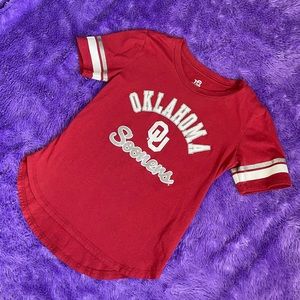 Size 8 Oklahoma Sooners tshirt